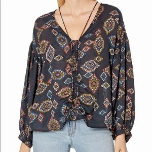 William Rast James Boho Top